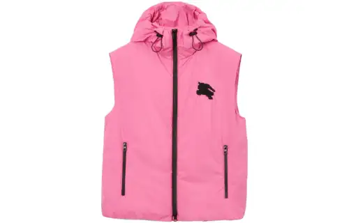 Burberry Equestrian Knight drawstring-hood gilet