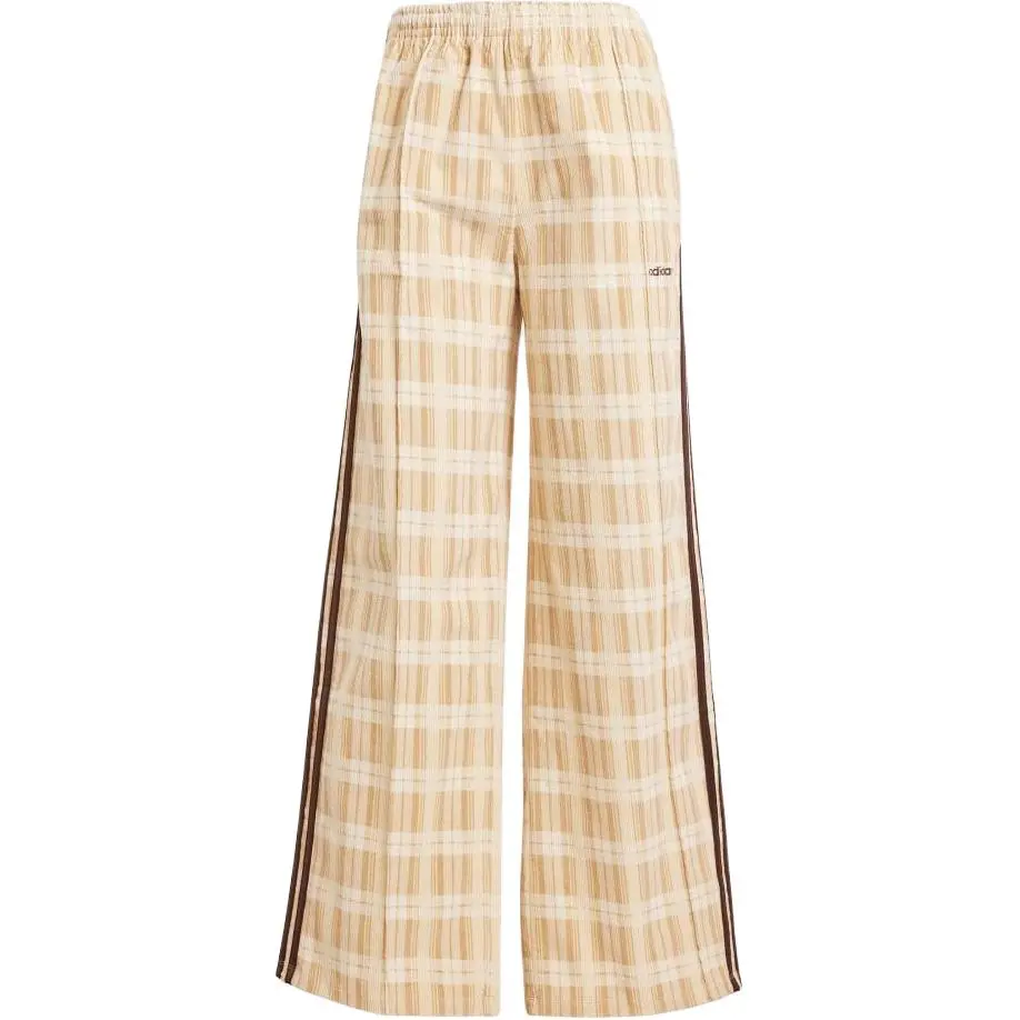 Adidas Originals Corduroy Tartan Wide Leg Pants