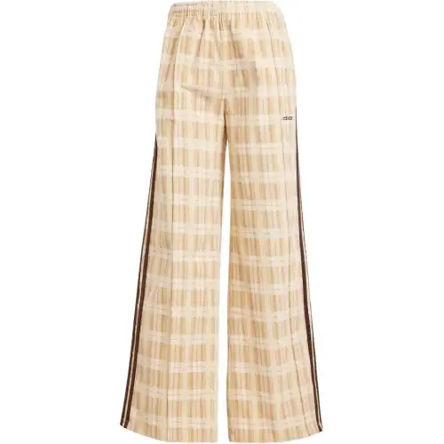 Adidas Originals Corduroy Tartan Wide Leg Pants