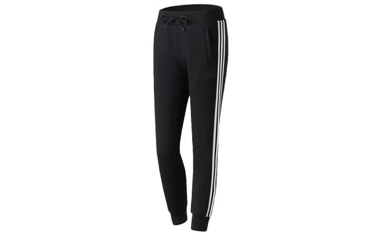 Adidas Knitted Sweatpants Women's Black White