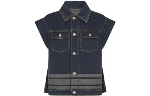 DIOR FW23 Denim Jacket Women's Blue