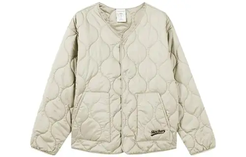 Skechers Puffer Jacket Women's Streptopelia White