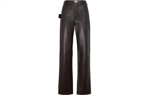 Bottega Veneta Casual Pants Women's Brown Moderate Flared Pants