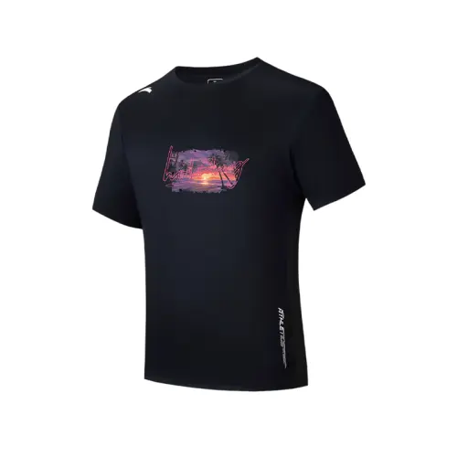 Anta Variety Training Collection T Shirt Unisex Basic Black