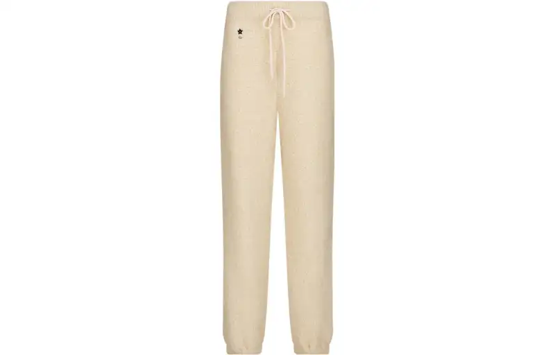 DIOR FW22 Casual Pants Women's Beige Yellow