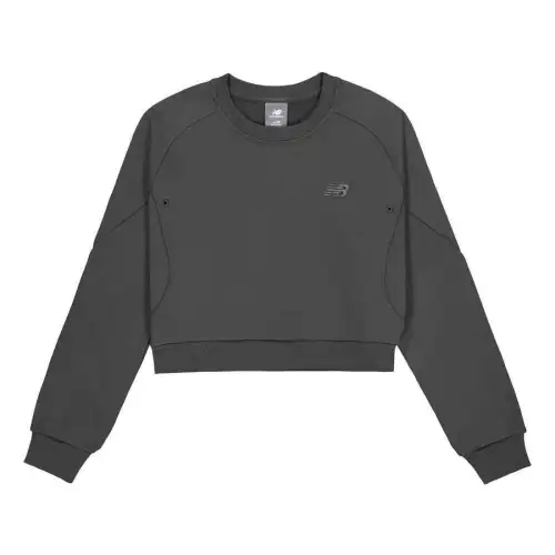 New Balance NB Grey Sweatshirt Women's Dark Gray