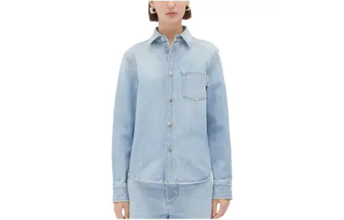 Bottega Veneta Denim Jacket Women's Light Bleached