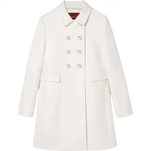 GUCCI Collared Button Up Coat