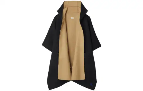 Burberry Cloaks Women's Black Moderate