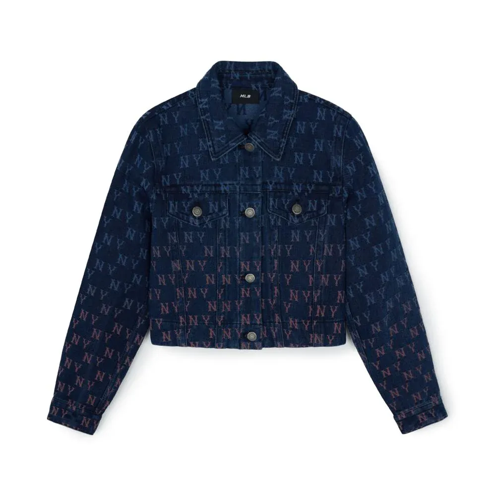 MLB New York Yankees Denim Jacket Women's Blue