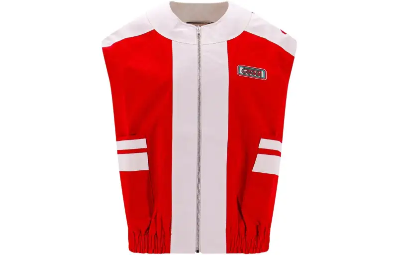 GUCCI Logo Patch Two-Toned Gilet