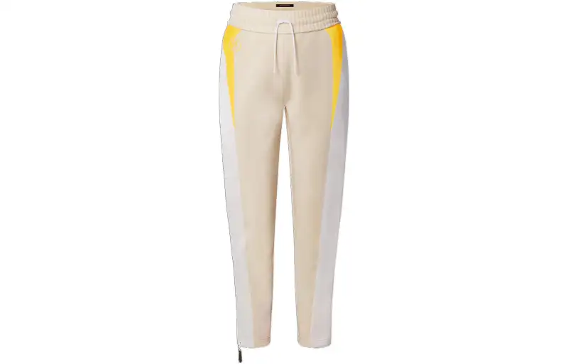 LOUIS VUITTON SS23 Sweatpants Women's Beige Yellow