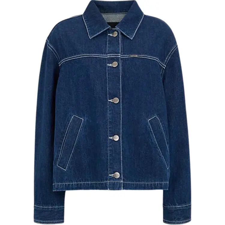 COACH SS24 Denim Jacket Women's Blue