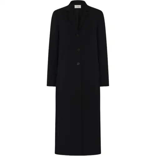 THE ROW Coats Women's Black Lapel Moderate