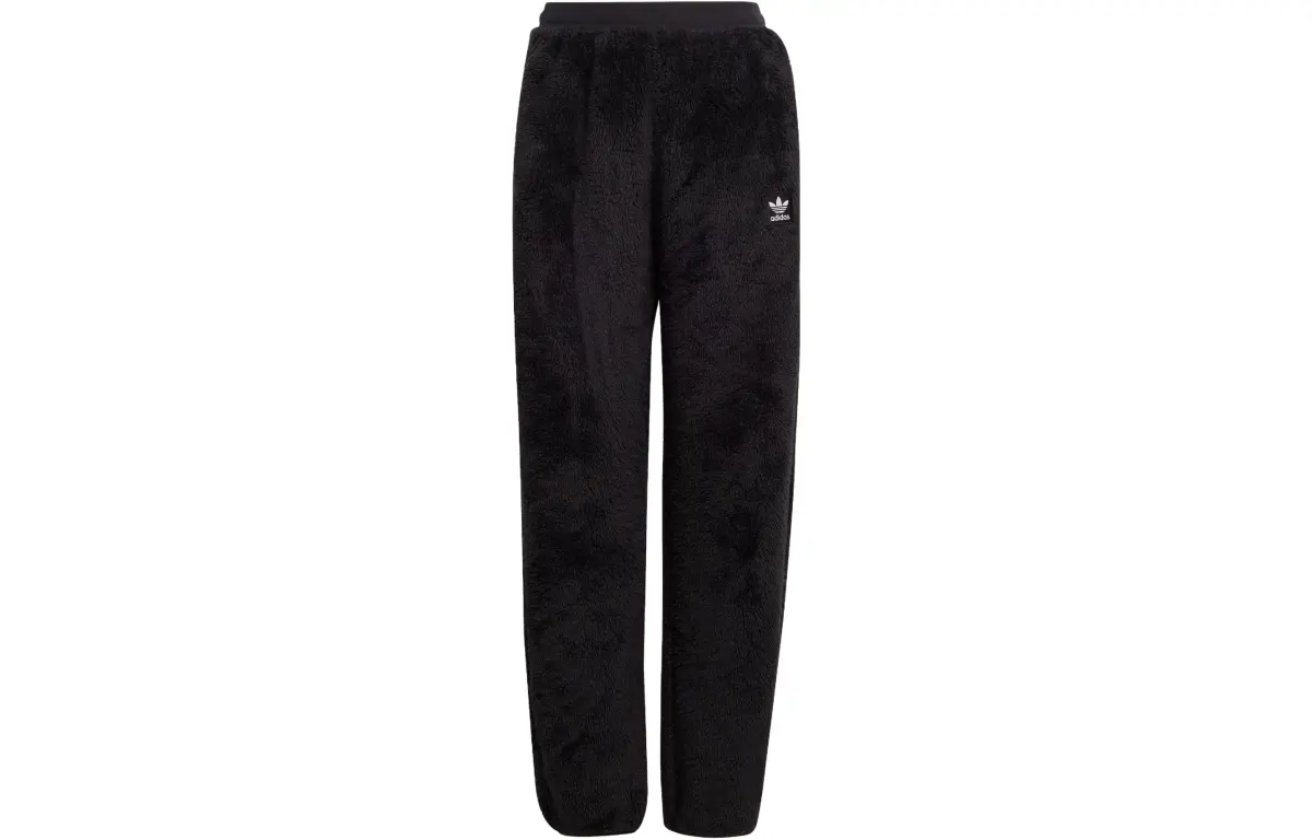 Adidas Originals Knitted Sweatpants Women's Black Thickened Other