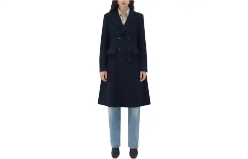 Bottega Veneta Double Breasted Cape Coat