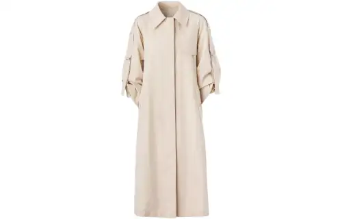 Burberry SS22 Trench Coat Women's Light Stone