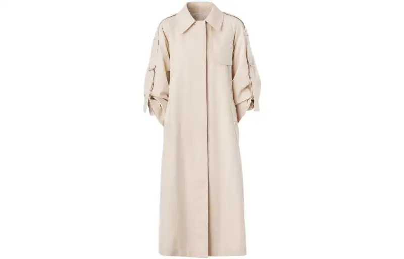 Burberry SS22 Trench Coat Women's Light Stone