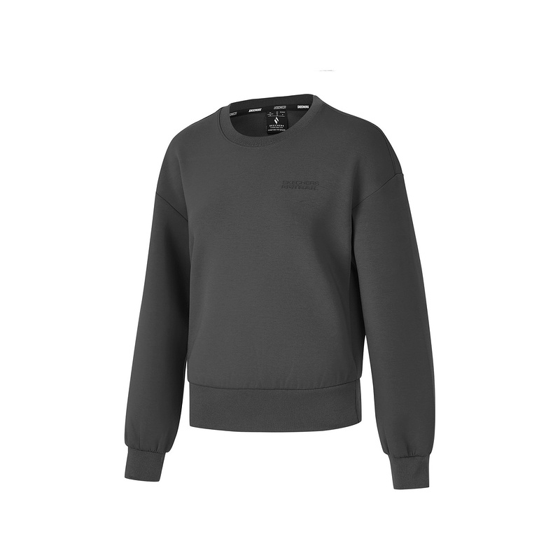Женское худи Skechers Outdoor Sweatshirt (темно-серое)