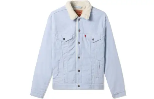 Levis Velvet feel Coat Women's Light Blue