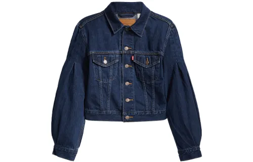 Levis Denim Jacket Women's Navy Blue