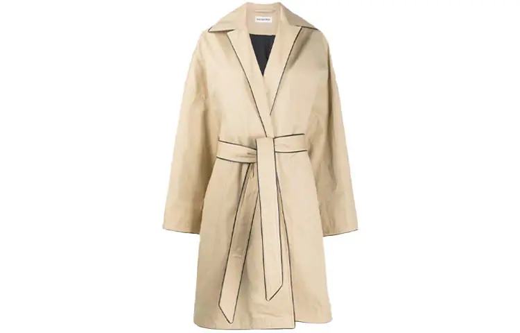 Balenciaga Short Cocoon Coat 'Creme'