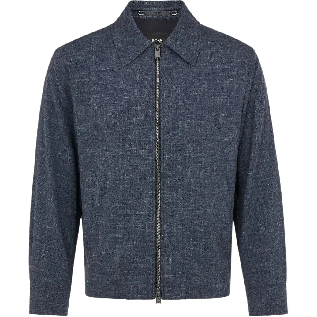 HUGO BOSS Jackets & Coats Men's Gray Blue