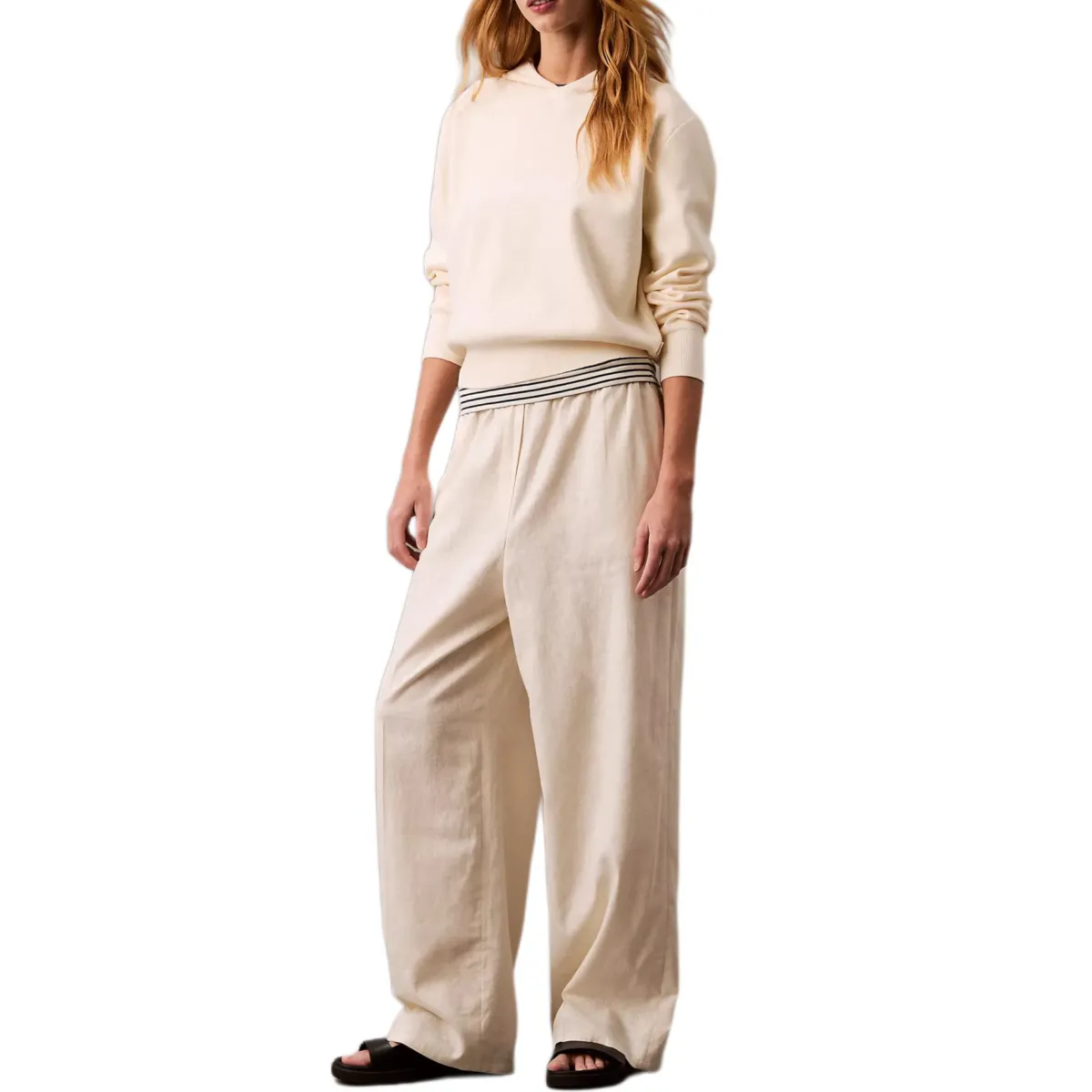 CALVIN KLEIN Sweatshirt Women's Antique White
