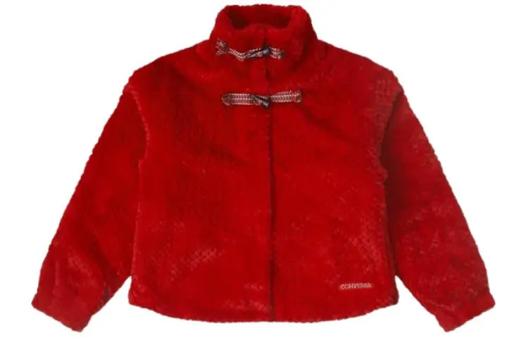 Converse FW23 Velvet feel Coat Women's Red