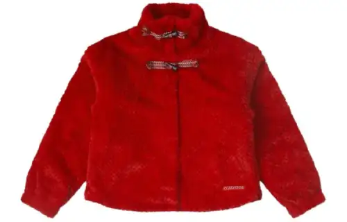 Converse FW23 Velvet feel Coat Women's Red