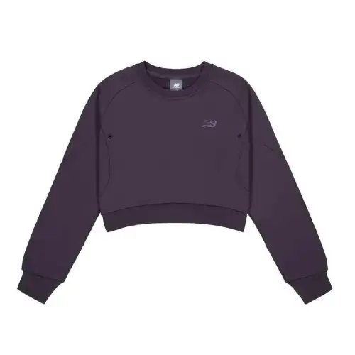 New Balance NB Grey Sweatshirt Women's Purple