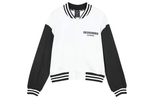 Skechers Baseball Jacket Women's Bright White