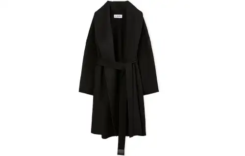LOEWE Velvet Jackets Women's Black Lapel Moderate