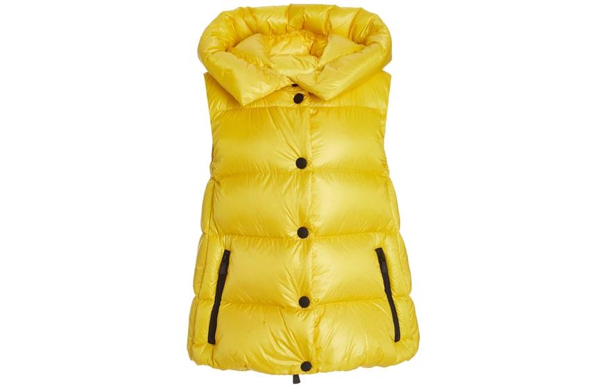 Женский жилет Moncler Grenoble Resy (желтый)