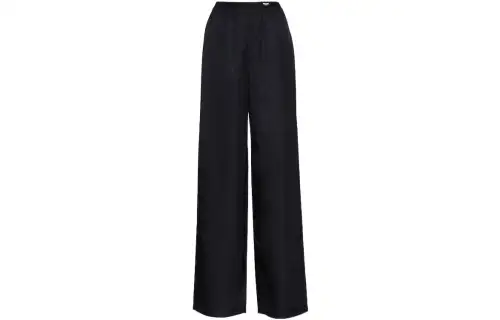 PRADA Holiday Casual Pants Women's Black Moderate Straight Fit Pants