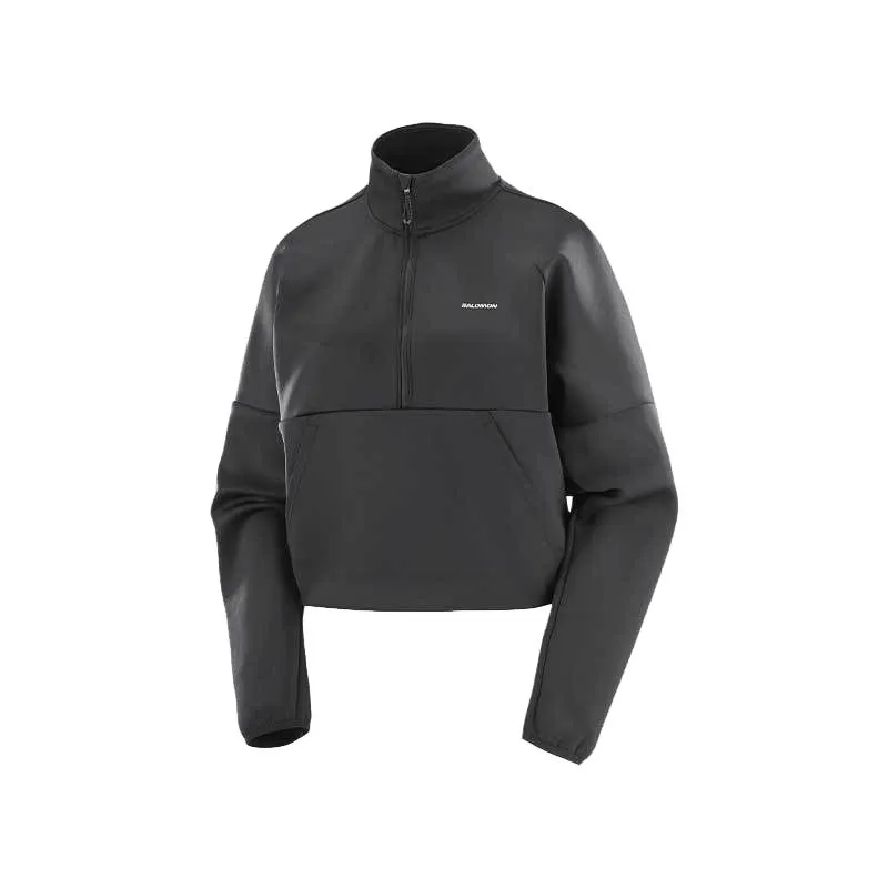 SALOMON Sweatshirt Women's Pitch Black