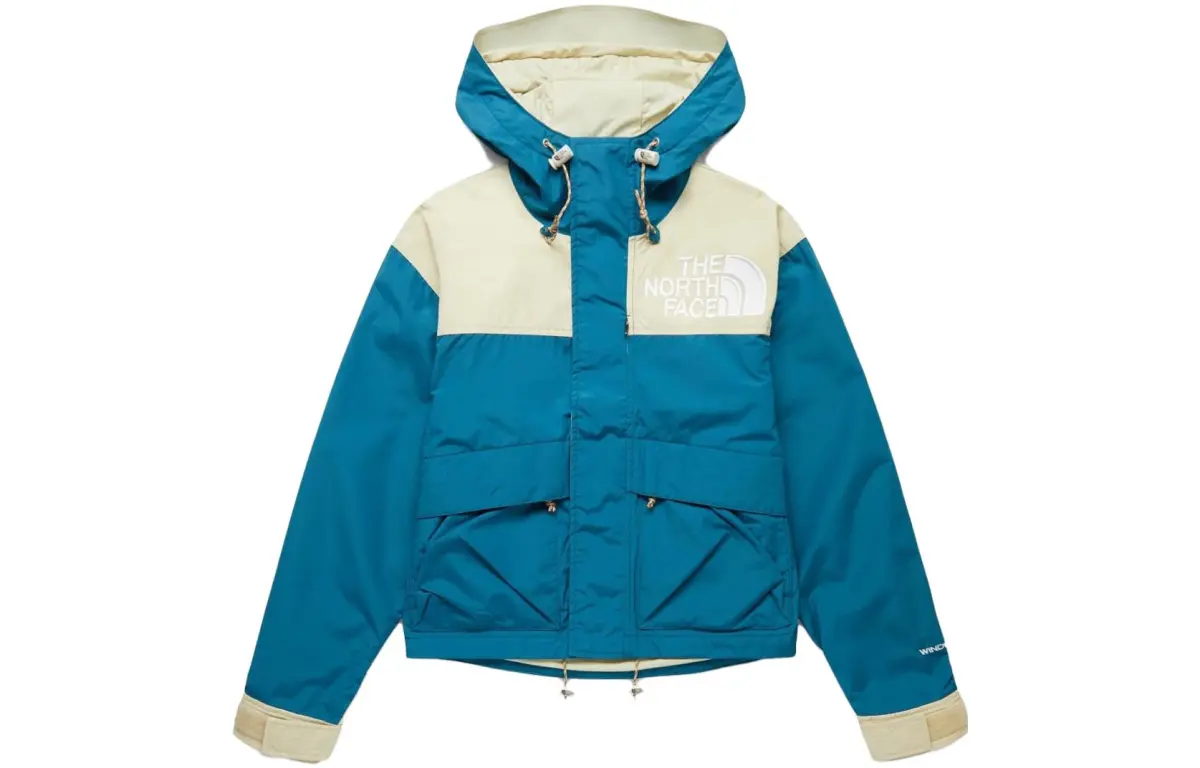 THE NORTH FACE Low Fi Hi Tek Outdoor Hiking Waterproof Windbreaker Jacket Women's Blue Coral/Gravel
