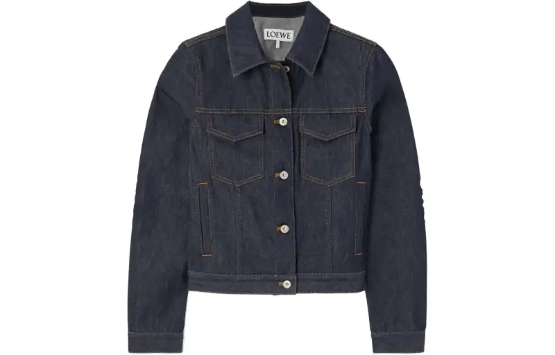 LOEWE SS24 Denim Jacket Women's Blue