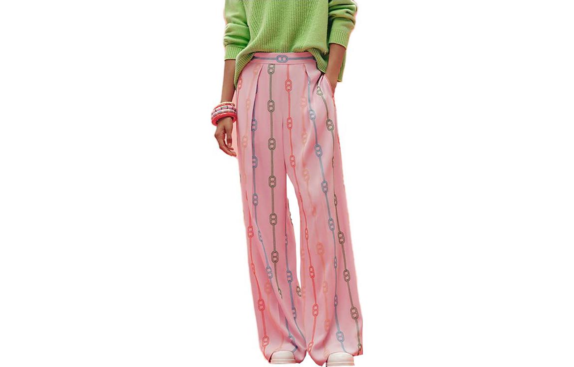 HERMES SS23 Casual Pants Women's Pink