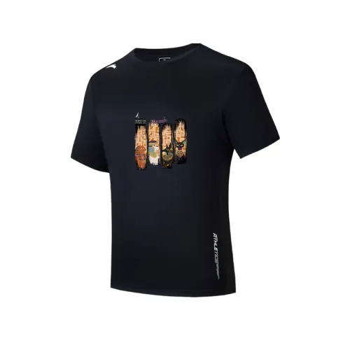 Anta Variety Training Collection T Shirt Unisex Basic Black
