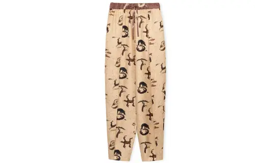 LOEWE SS23 Casual Pants Women's Khaki