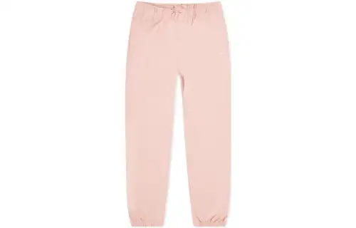 Nike Women's Solo Swoosh Fleece Trousers Bleached Coral/White