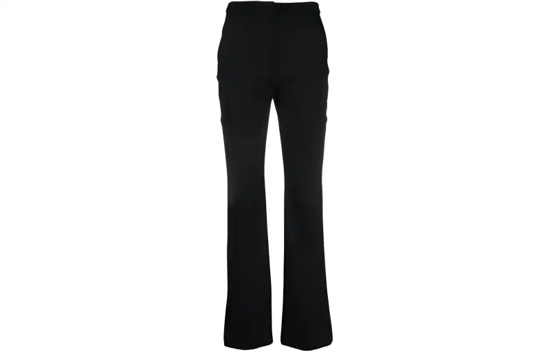 Karl Lagerfeld High Waist Straight Leg Trousers