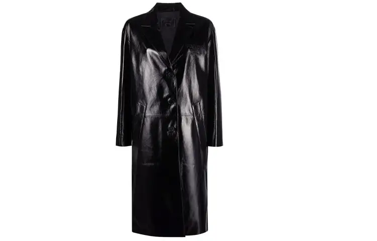 PRADA Single Breasted Long Sleeved Coat