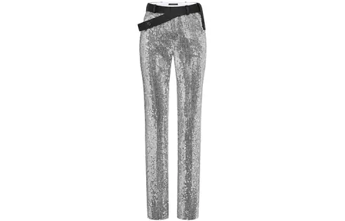 LOUIS VUITTON SS21 Casual Pants Women's Silver