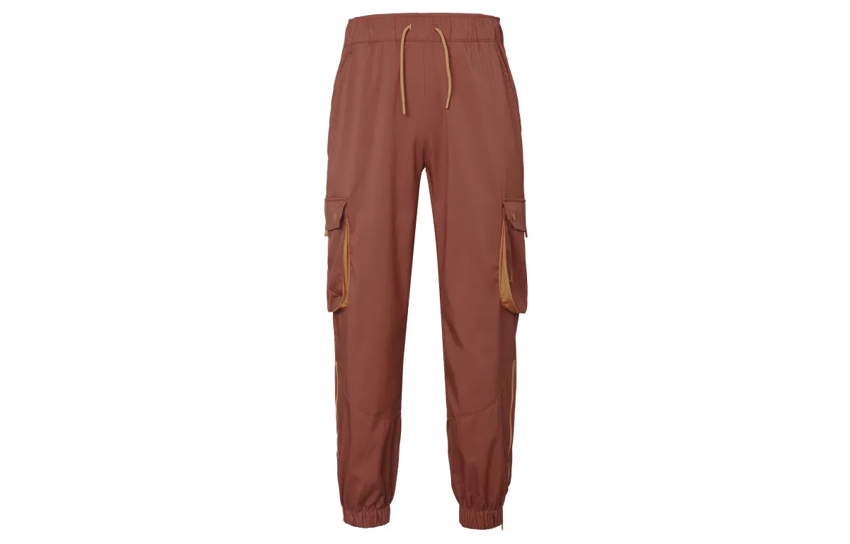 Jordan Knitted Sweatpants Women's Total Crimson Color