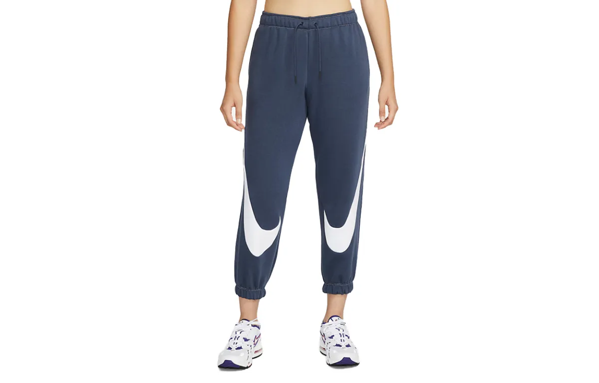 Nike Knitted Sweatpants Women's Navy Blue