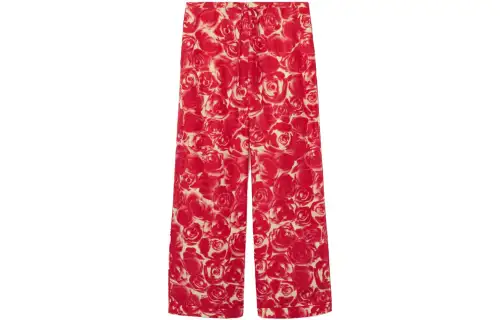 Burberry Casual Pants Women's Red