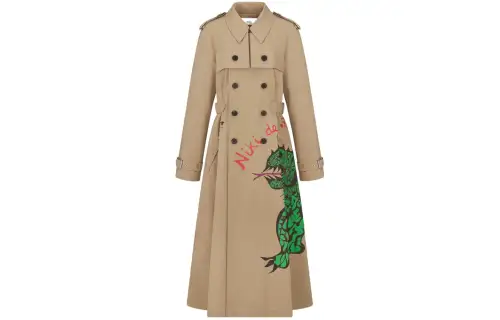 DIOR SS24 Trench Coat Women's Beige