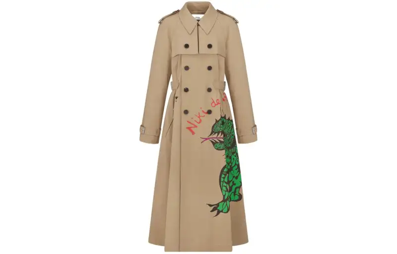 DIOR SS24 Trench Coat Women's Beige